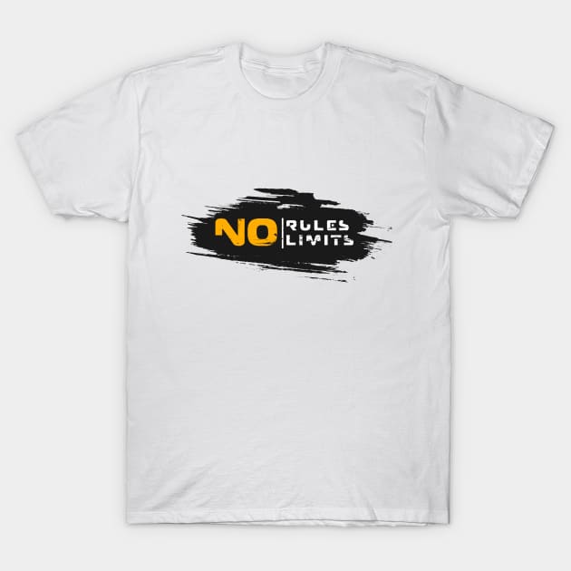 No Rules, No Limits T-Shirt by TEEPOINTER